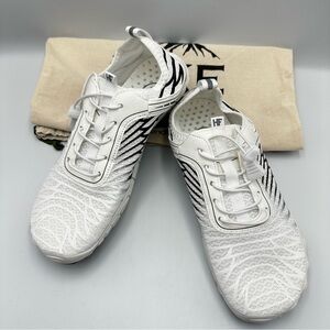 NEW HIKE Barefoot Shoes EU 38 M 5-5.5 W 7-7.5 White Black Ltwt Natural Unisex